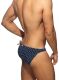�����-����� "�um Dots Bikini Briefs - Navy" 