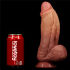 �������������-��������� "Dual Layered Platinum Silicone Cock 10 Brown" 