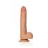 �������������-��������� "RealRock 10' Straight Realistic Dildo with Balls - Tanned" 