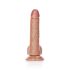 �������������-��������� "RealRock 7' Straight Realistic Dildo with Balls - Tanned" 