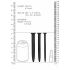 ����������� / ������� ��� ������ "Ouch! - Silicone Rugged Nail Plug Set" (�������� 3 ��.) 
