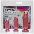 �������� ������ "Crystal Jellies - Anal Starter Kit Pink" (�������� 3 ��.) 