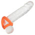 ����������� ������ / ����������� ������� "Alpha Liquid Silicone Tri-Ring Orange" 