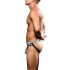 �����-����� "Almost Naked Fly Stripe Briefs Jock - Black/White Stripes" 