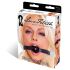 ����-��� "Lux Fetish - Silicone Ball Gag Black" 