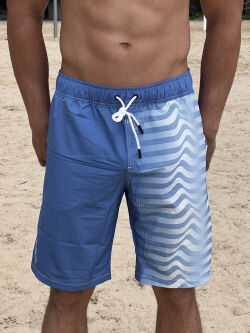 ������-����� "Waves Long Boardshort - Blue" 
