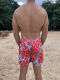 ������-����� "Leaves Medium Boardshort - Azure" 