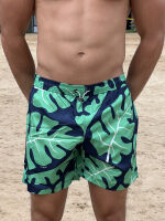 ������-����� "Leaves Medium Boardshort - Navy" 